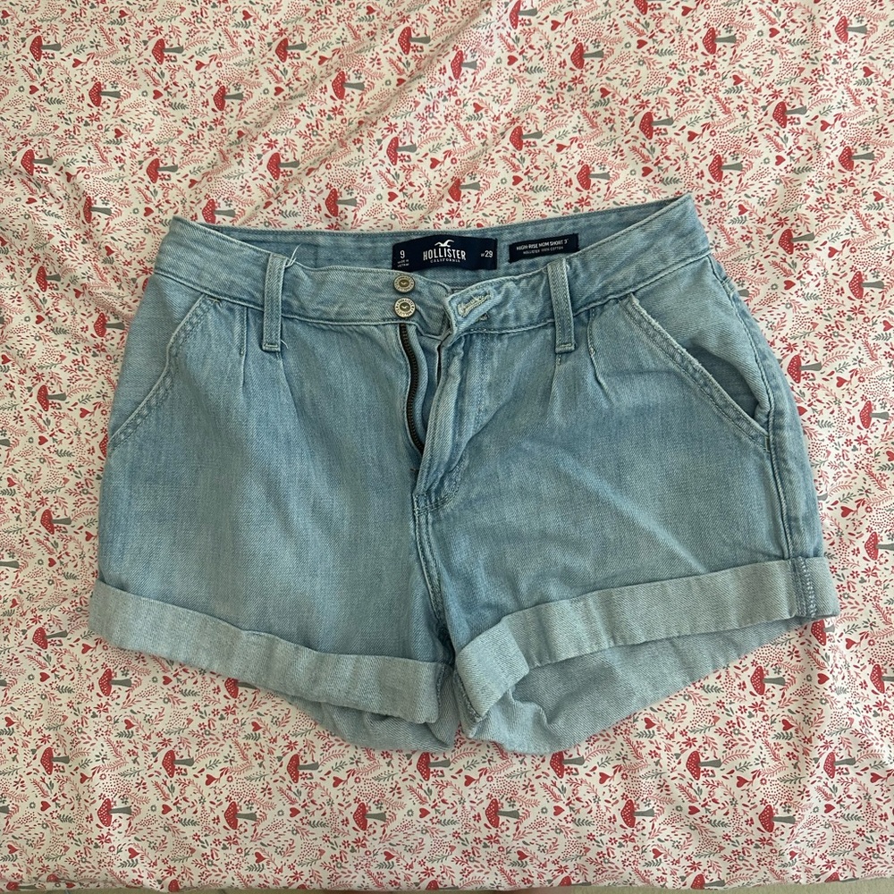 hollister high waisted mom shorts